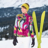 Krimson Klover Watercolor Hand Painted Top In Rhubarb - Saratoga Saddlery & International Boutiques