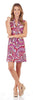Jude Connally Kristen Tunic Dress in Paradise Paisley Fuchsia