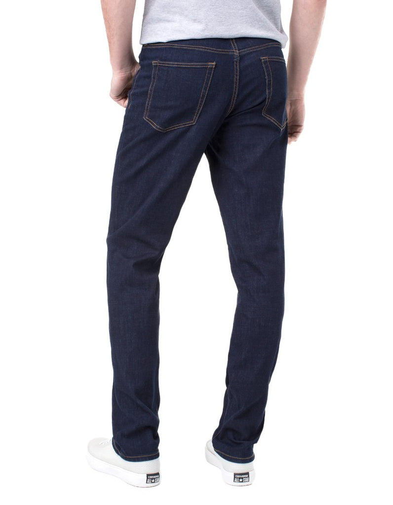 Liverpool Men's Kingston Modern Slim Straight Jeans in Modern Rinse LGS300KM - Saratoga Saddlery & International Boutiques