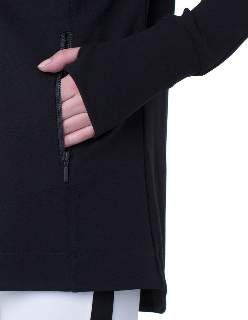 Liverpool Jeans Asymmetrical Super Stretch Ponte Jacket - Saratoga Saddlery & International Boutiques