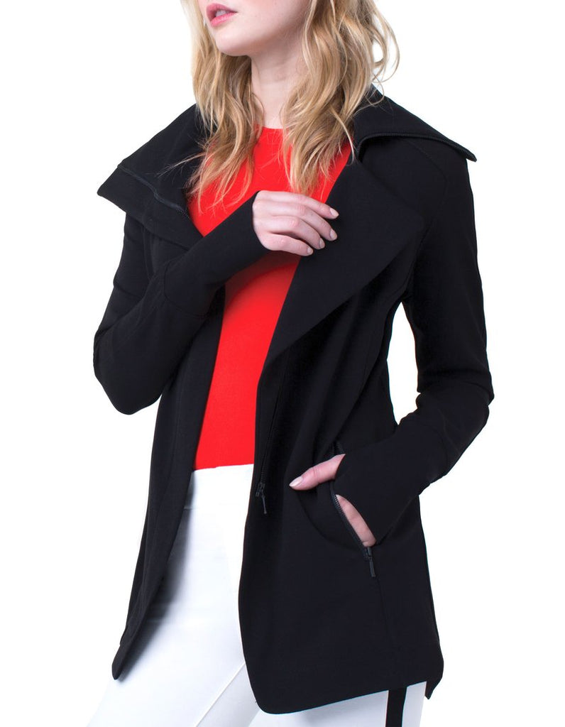Liverpool Jeans Asymmetrical Super Stretch Ponte Jacket - Saratoga Saddlery & International Boutiques