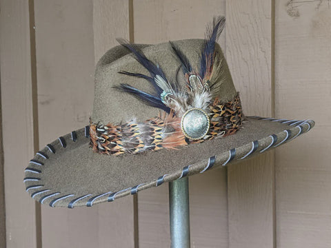 Laura Ingalls Hat Trapper Wool Felt Hat HH-271