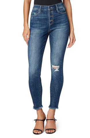 Liverpool ABBY HI-RISE Ankle skinny Button Fly 28" - Saratoga Saddlery & International Boutiques