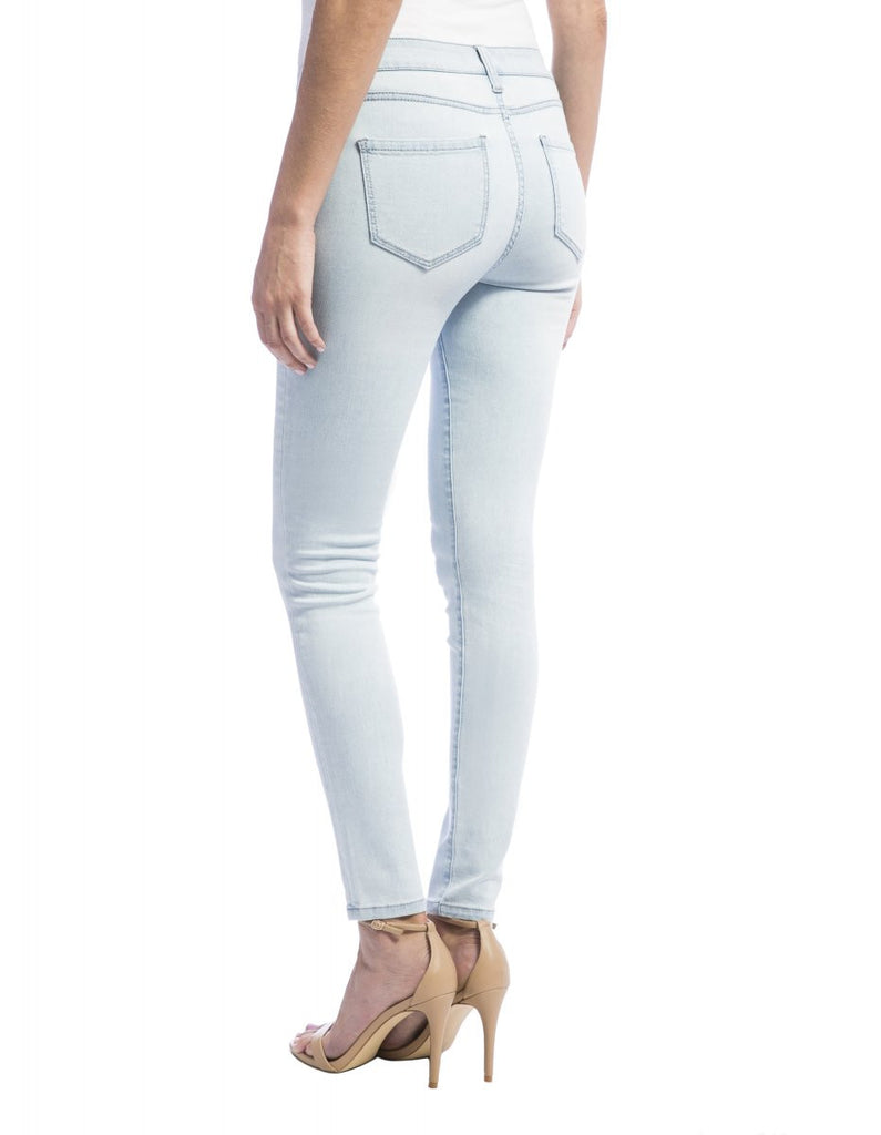 Liverpool Jeans Abby Skinny in Boulder Bleachout White - Saratoga Saddlery & International Boutiques