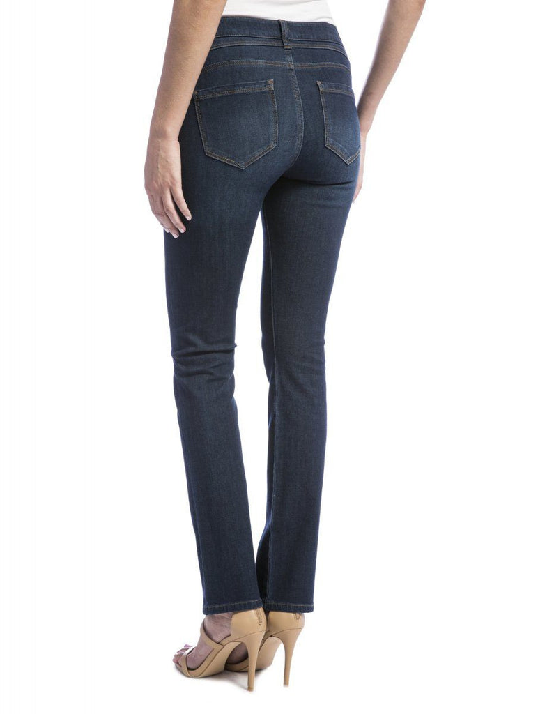 Liverpool Jeans Remy "Hugger" Straight in Corvus Dark - Saratoga Saddlery & International Boutiques