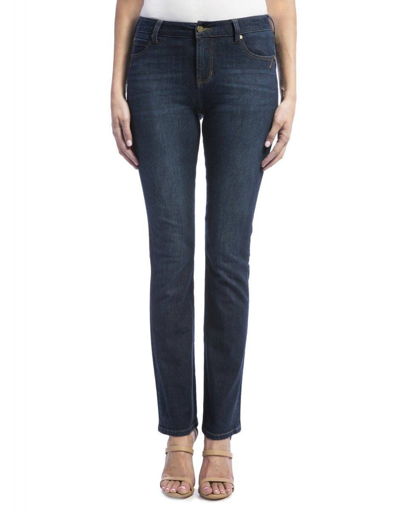Liverpool Jeans Remy "Hugger" Straight in Corvus Dark - Saratoga Saddlery & International Boutiques