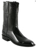 Lucchese Men's L9576 Black Patent Kanga Boot - Saratoga Saddlery & International Boutiques