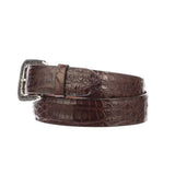 Lucchese Belt ULTRA BELLY CAIMAN Brown Sienna Style No. W9411 Brown W9401 Black - Saratoga Saddlery & International Boutiques