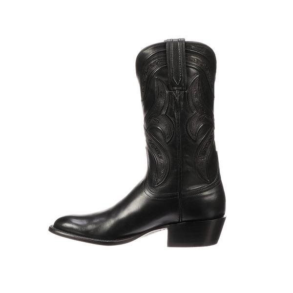 Lucchese Knox GY1500.63 Mens Black Western Boot - Saratoga Saddlery & International Boutiques