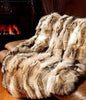 M.Miller Real Coyote Fur Section Throw Blanket - Saratoga Saddlery & International Boutiques