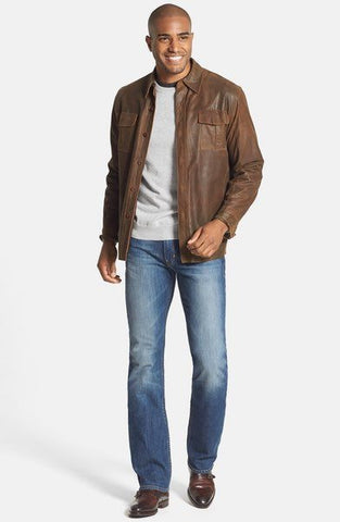 Collezioni leather jacket hotsell