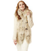M. Miller Coyote Fur Vest with Horn Toggles - Saratoga Saddlery & International Boutiques