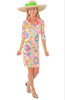 Gretchen Scott Ruffneck Dress Magic Carpet in Brights - Saratoga Saddlery & International Boutiques