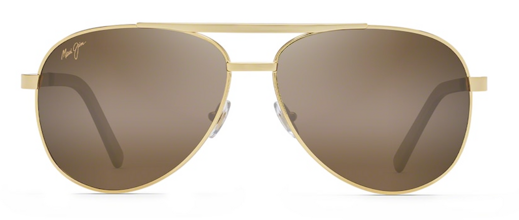 Maui Jim HCL Seacliff Gold Frame Sunglasses H831-16 - Saratoga Saddlery & International Boutiques
