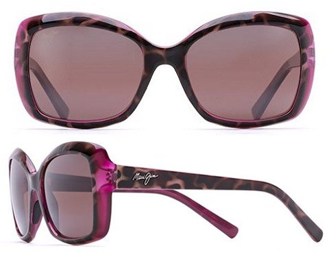 Maui Jim Orchid Tortoise with Raspberry R735-12B SS22 - Saratoga Saddlery & International Boutiques