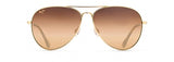 Maui Jim Mavericks Sunglasses in Gold with HCL Bronze Lens - Saratoga Saddlery & International Boutiques