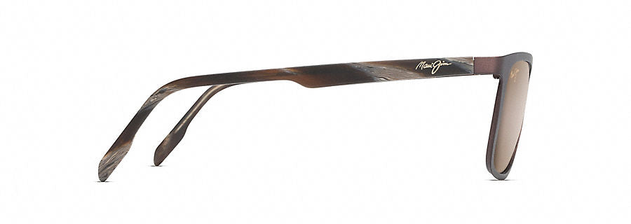 Maui Jim Naupaka Sunglasses in Satin Chocolate with HCL Bronze Lens - Saratoga Saddlery & International Boutiques