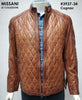 Missani Men's Quilted Front Jacket Cognac 393734 SS22 - Saratoga Saddlery & International Boutiques