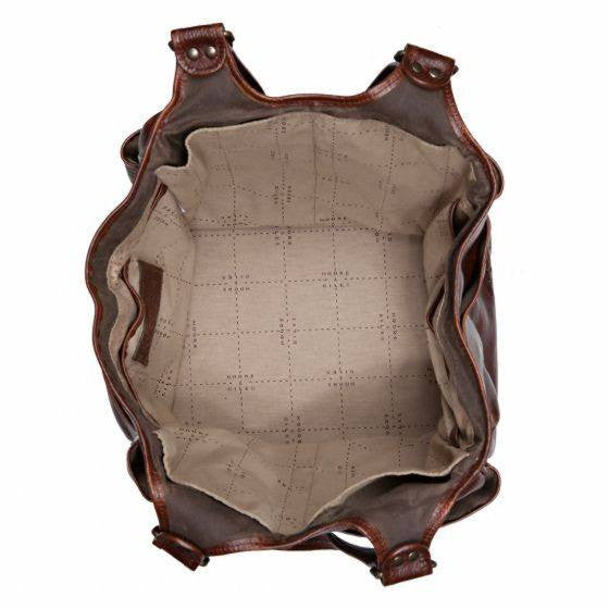 Moore & Giles Belle Picnic Tote in Waxwear Rangertan - Saratoga Saddlery & International Boutiques