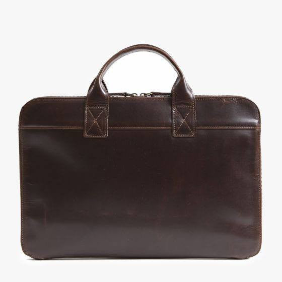 Moore & Giles Frances Slim Portfolio in Brompton Brown Saratoga