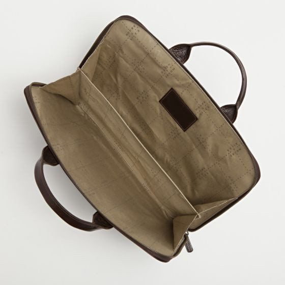 Moore & Giles Frances Slim Portfolio in Brompton Brown - Saratoga Saddlery & International Boutiques