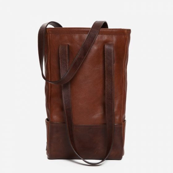 Moore & Giles Petty Bottle Tote in Titan Milled Honey - Saratoga Saddlery & International Boutiques