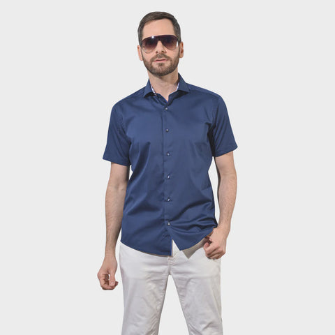 St Croix Men's Button Down Shirt in Onyx