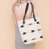 MZ Fair Trade Obsidian Arrow Wool Bucket Tote 13-8025 - Saratoga Saddlery & International Boutiques