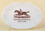 Ox Bow Decor Saratoga Porcelain Serving Platter - Saratoga Saddlery & International Boutiques