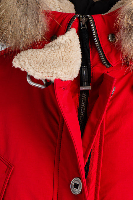 Parajumper Women's Inuit Down Parka in Scarlet - Saratoga Saddlery & International Boutiques