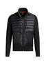 Parajumpers Men's Takuji Full Zip Cardigan in Black Melange