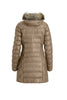 Parajumpers Women's Demi Leather Coat in Cappuccino