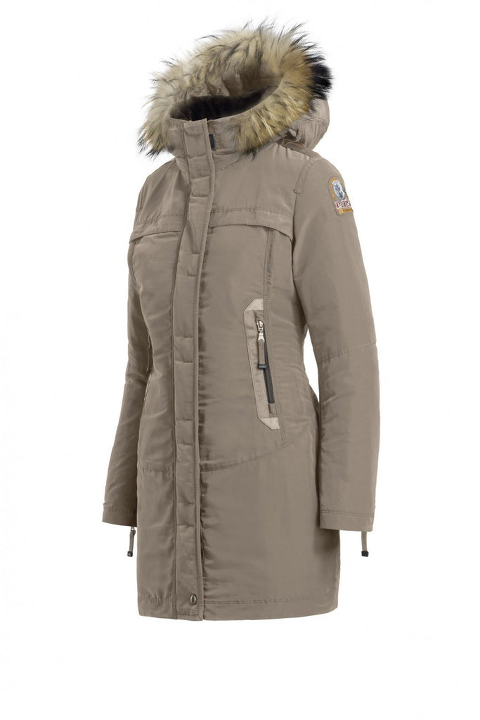 Parajumpers Women's Selma Coat in Cappuccino Free Shipping