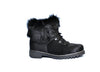 Regina Forrest Black Rabbit Ankle Winter Boot FW22 - Saratoga Saddlery & International Boutiques