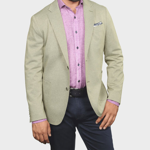 7 Downie Men's Millet Sports Coat in Berry StylishBlazer