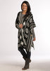 Rock & Roll Cowgirl Women's Open Front Aztec Print Poncho