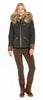 M. Miller Women's Kristene Quilted Jacket With Natural Finn Racoon Microtech - Saratoga Saddlery & International Boutiques