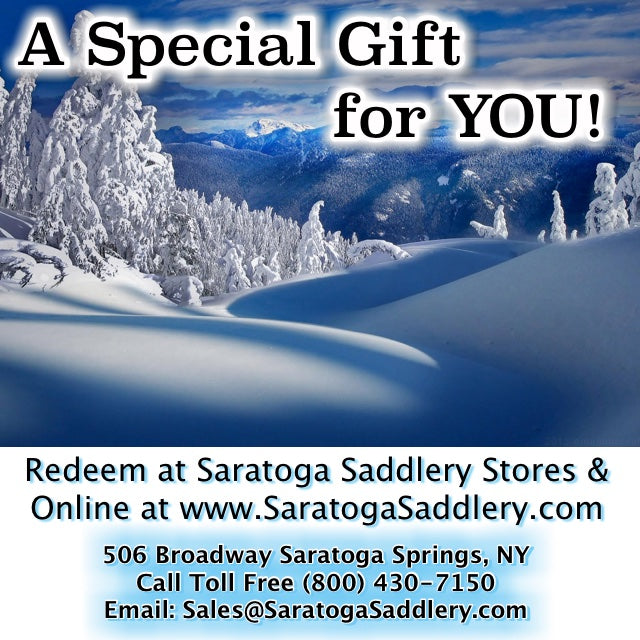 ONLINE Holiday Saratoga Saddlery Gift Card - Saratoga Saddlery & International Boutiques