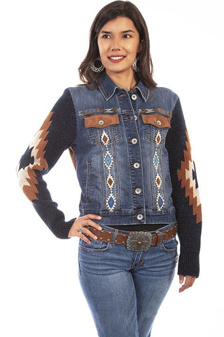 Double D Ranch Horses of the Wind Leather Jacket C3293
