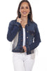 Scully HC792 Women's Denim Blue Fringe Jacket FW23 - Saratoga Saddlery & International Boutiques