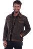 Scully Men's Tweed Jacket Leather Jacket - Saratoga Saddlery & International Boutiques