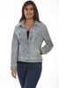 Scully L1041 LD Denim Leather Jacket SS23 - Saratoga Saddlery & International Boutiques