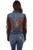 Scully HC639 Women's Aztec Style Denim Jacket BEST SELLER!