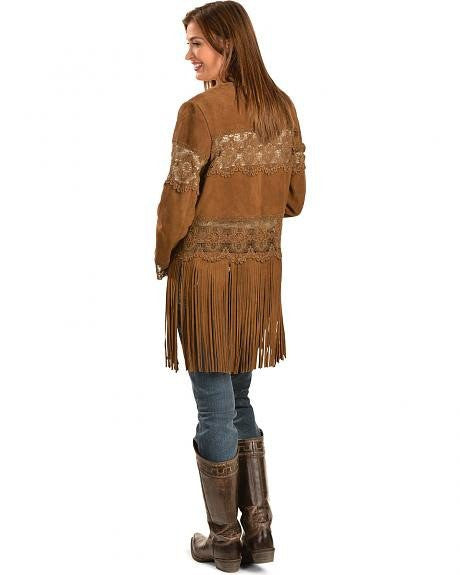 Scully L124 Women's Suede Coat with Long Fringe - Saratoga Saddlery & International Boutiques