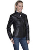 Scully L177 Women's Lambskin Leather Jacket in Black - Saratoga Saddlery & International Boutiques