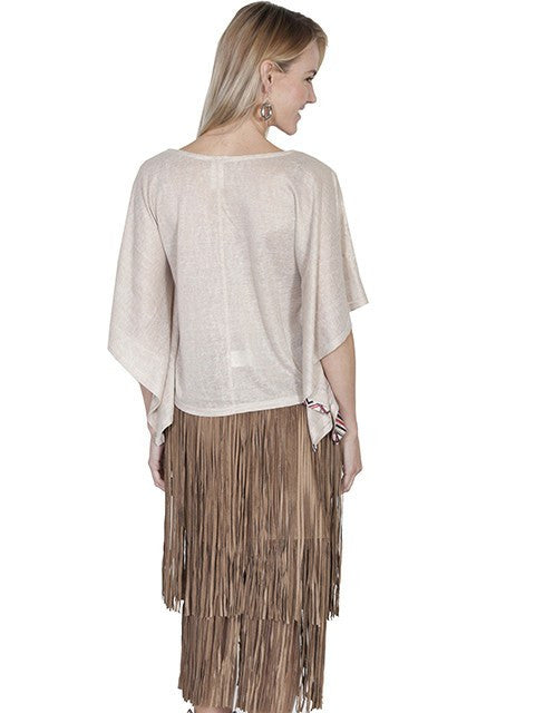 Scully Women's Short Poncho Blouse - Saratoga Saddlery & International Boutiques