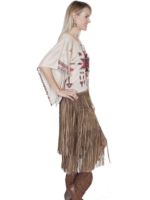 Scully Women's Short Poncho Blouse - Saratoga Saddlery & International Boutiques