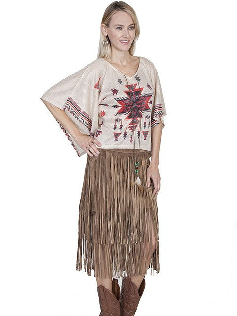 Scully Women's Short Poncho Blouse - Saratoga Saddlery & International Boutiques
