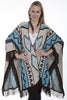 Scully Sweater Wrap with Fringe in Multi - Saratoga Saddlery & International Boutiques