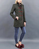 Von Dornberg Women's Indira Jacket Mink Trim in Dark Green - Saratoga Saddlery & International Boutiques